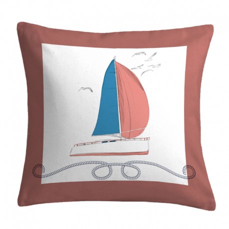 Perna cu yacht Amarre rosu-albastru