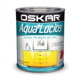 Vopsea Oskar Aqua Lucios Rosu spirit 2.5L