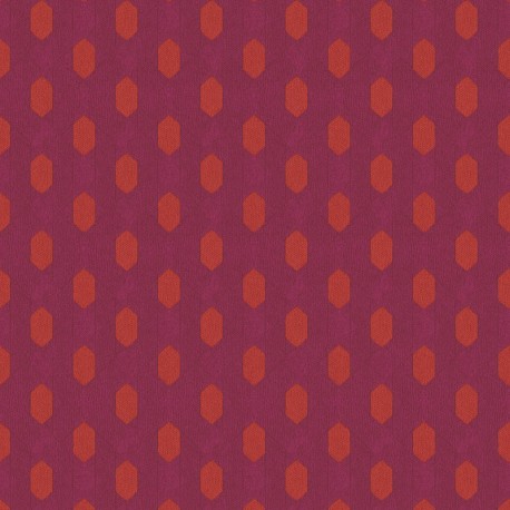 Tapet geometric Chic rosu-violet