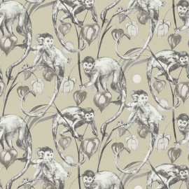 Tapet exotic cu maimute