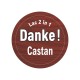 Lac colorat pentru lemn Danke 2 in 1 Castan 2.5l