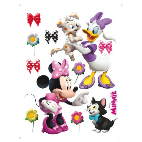 Stickere Minnie si Daisy 2 pentru perete camera copii