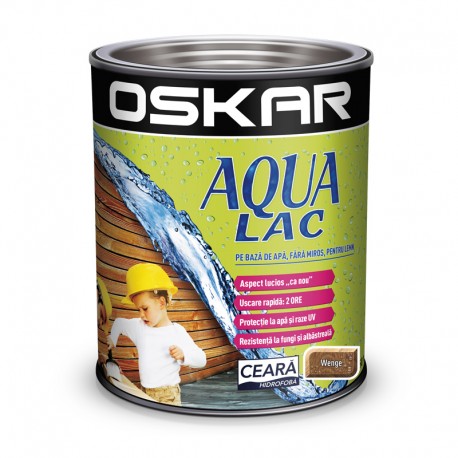Oskar Aqua Lac pentru lemn Wenge 2.5l