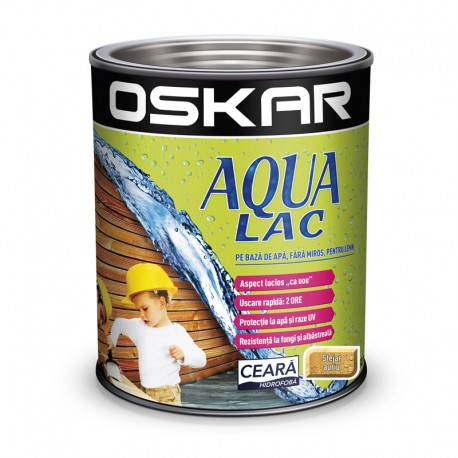Oskar Aqua Lac pentru lemn Stejar auriu pe baza de apa