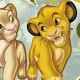 Detaliu Stickere perete Lion King - Simba si Nala