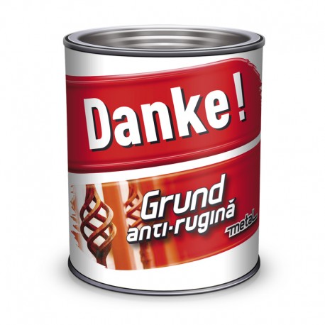 Grund rosu oxid anticoroziv pentru metal Danke 2.5L