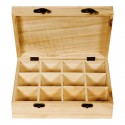 Cutie lemn pentru plicuri de ceai